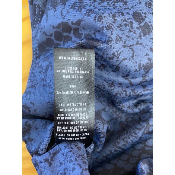 ALLFENIX Indie Python Print Racer Back Sports Bra Medium - Picture 10 of 14